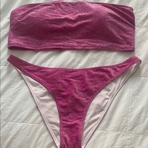 PINK Victoria's Secret Sparkling Pink Bikini